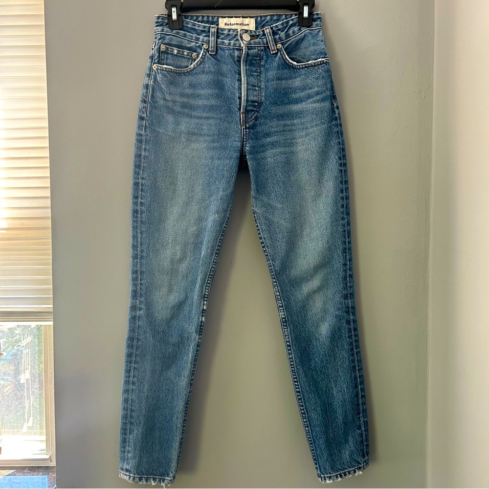 Reformation Skinny French Jeans